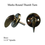 Marks Thumb Turn For Storm Doors Solid Brass Turn Piece
