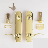 SIGNATURE ACTIVE KEYED HANDLESET WITH DEADBOLT, 5-1/2" BORE SPACING - 407001