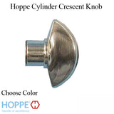 Hoppe Crescent Knob, New Style for Non-Logo Cylinder - Choose Color