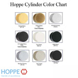 Hoppe Crescent Knob, New Style for Non-Logo Cylinder - Choose Color