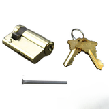 Keyed Euro Profile Half Cylinder, 38mm, 28/10, Schlage 6-pin - Choose Color