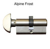 31.5 / 31.5 HOPPE Non Logo 90 degree Keyed Profile Cylinder Lock, Solid Brass - 413131010