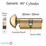 Rockwell Security 90° Solid Brass Euro Profile Cylinder Lock