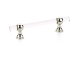 Schaub Lumiere Transitional - Adjustable acrylic bar pull 4" cc & 6" cc