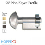 40.5 / 10 New Style HOPPE Inactive 90 Non-Keyed Profile Cylinder Lock, Solid Brass, Choose Finish