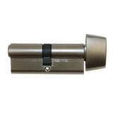 80MM EURO / PROFILE 360 DEGREE CYLINDER 40/40 WITH RECTANGULAR THUMBTURN - SATIN NICKEL