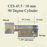 CES Inactaive 1/2 Cylinder 45.5/10 H-Knob - 414510720