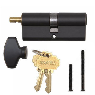 ACTIVE KEYED 45 / 45 EURO CYLINDER KIT FOR 2-3/4" THICK DOOR