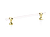 Schaub Lumiere Transitional - Adjustable acrylic bar pull 4" cc & 6" cc