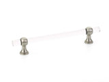 Schaub Lumiere Transitional - Adjustable acrylic bar pull 4" cc & 6" cc