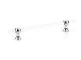 Schaub Lumiere Transitional - Adjustable acrylic bar pull 4" cc & 6" cc