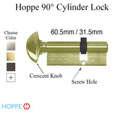 60.5 / 31.5 New Style HOPPE Non-Logo Active 90 Keyed Profile Cylinder Lock,