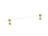 Schaub Lumiere Transitional - Acrylic bar pull - 8" cc