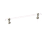 Schaub Lumiere Transitional - Acrylic bar pull - 8" cc