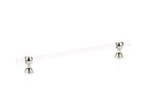 Schaub Lumiere Transitional - Acrylic bar pull - 8" cc