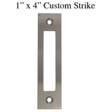 Custom Strike Plate, Flat 1 X 4 - Stainless Steel