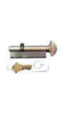 Hoppe 90 degree Key Cylinder 3442470 F42-R satin nickel - Resista®