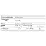 Cal-Royal 45-Rim Narrow Stile Cross Bar Type Panic Rim Exit Device