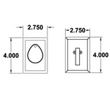 461-US15 Rockwell Premium Solid Brass Aqua Single Cylinder Deadbolt in Brushed Nickel Finish