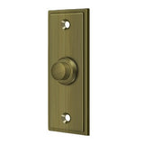 Bell Button, Rectangular Contemporary