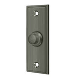 Bell Button, Rectangular Contemporary