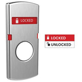 Schlage 47804351 L Series Retrofit Indicator Kit for Sectional Lock with Cylinder, LOCKED/UNLOCKED Message