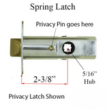 PRIVACY LEVER LATCH, 2-3/8" BACKSET, 5/16" HUB - 48145332