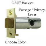 PRIVACY LEVER LATCH, 2-3/8" BACKSET, 5/16" HUB - 48145332