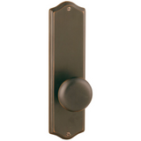 Emtek 8811 Colonial 9" Non-Keyed Sideplate Lockset, Privacy - Brass Tubular