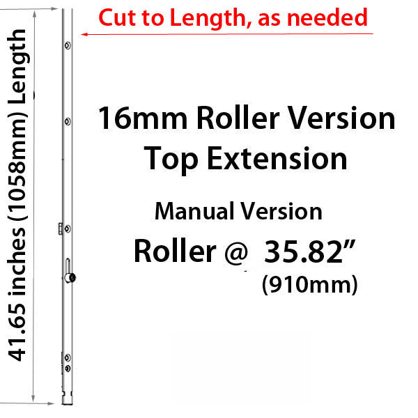 Weathershield Manual Version Lock Rollers at 29.53