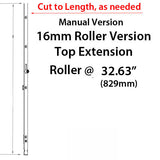 16mm 45/92 Manual Version Rollers at 27.32" &amp; 32.6" - Weathershield / Winkhaus