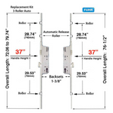 REPLACEMENT KIT FOR FUHR 3 ROLLER AUTOMATIC MULTIPOINT LOCK