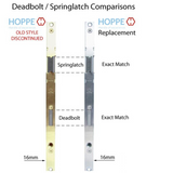 HOPPE 71 - 85-1/2 inch Tongue Multipoint Lock, 45mm backset Discontinued - See Replacement Options