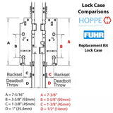 Replacement Kit for discontinued 80 inch Fuhr Roundbolt 45mm backset