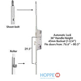 HOPPE Roller / Shootbolt Replacement Kit for Fuhr Automatic Multipoint Lock