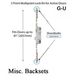 G-U CREMONA EUROPA ACTIVE MULTIPOINT LOCK WITH SHOOTBOLTS