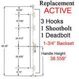 20mm Winkhaus Oml Replacement 45/92 P2000 92-1/2" Single Door