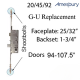 20MM ADJUSTABLE 45/92 SHOOTBOLT REPLACEMENT, DOORS 94