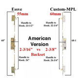 20mm ESSVE P2000 Pease Door 6-8 Replacement, 60/92 for 55/92 68" Hook Version