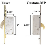 Essve 68" Multipoint Lock, 20mm 45/92 Active Single Door With Hooks - American Version