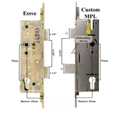 Essve 68" Multipoint Lock, 20mm 45/92 Active Single Door With Hooks - American Version