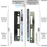 Replacement Kit for Winkhaus 5-Point Roller/Shootbolt in Weathershield Doors