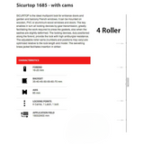 Agb Sicurtop 1685 Mp Lock 4 Roller Cam 85pz / 55mm Backset