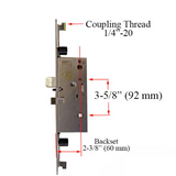 Active Concealed Rod 60/92, 7/8" x 16" Radius Faceplate