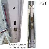 Active Concealed Rod, 60/92 Mortise Lock, No Faceplate - PGT