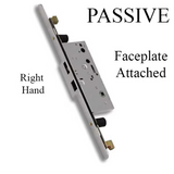 Passive Lock For Concealed Rod 70/92, Right Hand, Radius Faceplate Attached