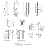 Sentry Multipoint Lock, 60/140 Tongue Version for 80" tall Doors