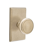 Emtek 7204 SANDCAST BRONZE - KNOBSETS With #3 Rosette Privacy Set