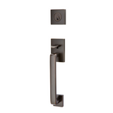 Emtek EMP4820 Baden Single Cylinder Entrance Handleset - Brass Tubular - EMPowered Upgrade