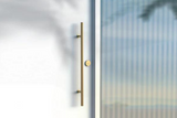 Emtek 86194 Modern Steel Round Long Door Pull With 36" Door Pull With Round Shape